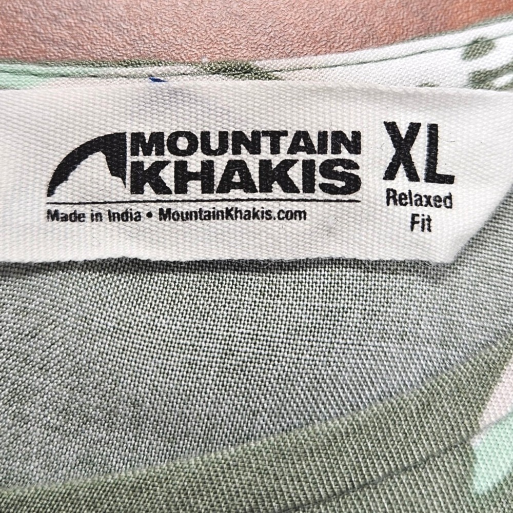 Mountain Khakis Kelly Tank Dress XL Sage Green Floral Rayon Sleeveless Relaxed - Picture 4 of 9